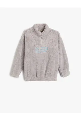 Boy's Polyester Jersey Sweatshirt